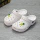 Mùa Hè Mới Croc Giày Xăng Đan Nữ Trắng Y Tá Giày 40 Size Lớn Bao Đầu Dép Đi Biển 41-42-43 Kích Cỡ giày quai hậu nữ đep quai ngang