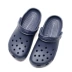 Mùa Hè Mới Croc Giày Xăng Đan Nữ Trắng Y Tá Giày 40 Size Lớn Bao Đầu Dép Đi Biển 41-42-43 Kích Cỡ giày quai hậu nữ đep quai ngang 