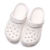 Mùa Hè Mới Croc Giày Xăng Đan Nữ Trắng Y Tá Giày 40 Size Lớn Bao Đầu Dép Đi Biển 41-42-43 Kích Cỡ giày quai hậu nữ đep quai ngang 