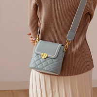Расширенная модная небольшая сумка, кожаная сумка на одно плечо, сумка для телефона, изысканный стиль, из натуральной кожи, воловья кожа