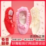 Giày ba lê đế mềm đế mềm công chúa ren nơ đỏ trắng Trung Quốc mèo móng vuốt giày khiêu vũ trẻ em phụ nữ - Khiêu vũ / Thể dục nhịp điệu / Thể dục dụng cụ giày múa bale