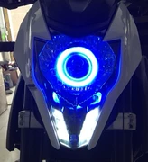 New Qianjiang Raptors QJ150-26H đèn pha QJ150-19M Xenon đèn thiên thần lắp ráp ống kính mắt quỷ - Đèn HID xe máy