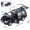 Shenghui Toyota Prado xe cảnh sát mô phỏng đồ chơi xe hợp kim mô hình kéo lại âm thanh và ánh sáng mở cửa đồ chơi xe off-road - Chế độ tĩnh mô hình xe container