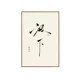 Tranh trang trí Thiền phong cách Trung Quốc mới, tranh treo màu gỗ, tranh chặn hộp mét, tranh tường thư pháp đóng khung, tranh học tranh chữ