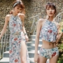 Áo tắm nữ ba mảnh bảo thủ che bụng mỏng chia bikini nhỏ ngực tập hợp áo tắm Hàn Quốc suối nước nóng nhỏ đồ tắm 2 mảnh