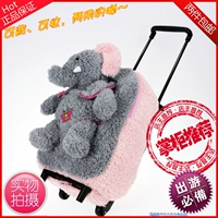 Детский чемодан, плюшевый съемный ранец, кукла, рюкзак для детского сада, 1-6 лет, слон