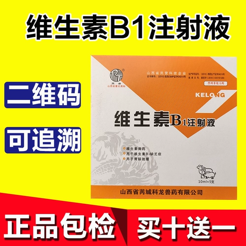 Ветеринарные лекарства и зверь с валистовыми струями в инъекции витамина B1 VB1, говядина, свинина, овца, собака, кошки и кошки аппетитные и подлинные желудка