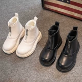 Martens, детские ботинки, демисезонные флисовые зимние короткие сапоги