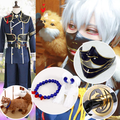 taobao agent Sword, props, earrings, ear clips, necklace, clothing, weapon, fox, cosplay, raccoon