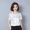 Qiushui anh là thương hiệu áo sơ mi lụa mùa hè 2018 mới chuyên nghiệp dành cho nữ ngắn tay 100% lụa - Áo sơ mi