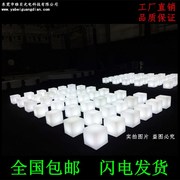 LED chiếu sáng ngoài trời đồ nội thất Cube phân KTV ghế sofa thanh bàn ghế vuông vuông đầy màu sắc - Giải trí / Bar / KTV