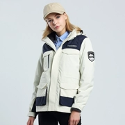 2018 áo khoác mới nam thương hiệu thủy triều lạnh không thấm nước lông cừu ấm hai mảnh quần áo phụ nữ leo núi quần áo trượt tuyết - Quần áo ngoài trời