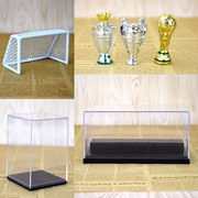 Hiển thị hộp acrylic đứng bóng búp bê búp bê Bóng đá cúp vô địch World Cup mô hình sân bóng đá - Bóng đá