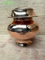 Тибетская буддийская чистая медь увеличивает красную медную бутылку с сокровищами высокий 21 см калибр 12 см.
