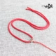 Красное ожерелье из шнура