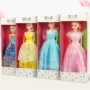 Thời trang búp bê đặt hộp quà tặng cô bé công chúa mô phỏng chơi nhà ăn mặc váy cưới món quà sinh nhật - Búp bê / Phụ kiện búp bê búp bê