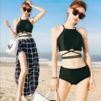 Bộ đồ bơi nữ bikini ba mảnh gợi cảm khoe ngực nóng bỏng mới siêu cổ tích Hàn Quốc - Bikinis ao boi nu