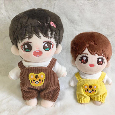 taobao agent Set, suspenders, cotton doll, 15cm, 20cm, with short sleeve