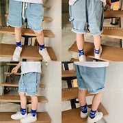 2019 cửa hàng quần áo mùa hè mới to boy rộng rãi lỏng lẻo street street gió mềm quần denim - Quần jean