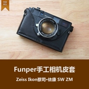 Funper Zeiss Ikon SW ZM máy ảnh da bao da cơ sở phụ kiện retro nửa gói - Phụ kiện máy ảnh kỹ thuật số