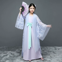Quần áo trẻ em, bảy nàng tiên nhỏ, biểu diễn Hanfu, váy công chúa quý phái, cô gái guzheng, trang phục khiêu vũ ảnh - Trang phục trang phục biểu diễn thời trang cho bé