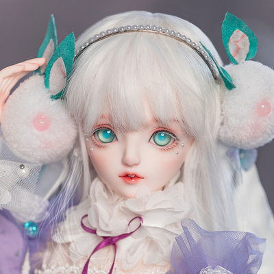 taobao agent Ringdoll's humanoid folding snow folding ears rabbit 520 return 3 -point genuine BJD doll SD female limited