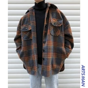 仔 艺 2018 Thu đông 2018 phiên bản mới của Hàn Quốc về xu hướng áo khoác len nam dày lên áo khoác len thông thường