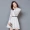 Thu đông 2018 mới đầm ren trắng nữ dài phần tay dài eo thon gọn khí chất Một chiếc váy chữ mẫu váy xòe