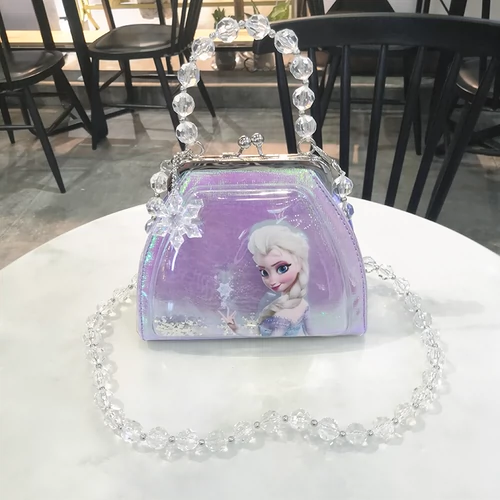 Мультяшный кошелек для принцессы, сумка через плечо, «Холодное сердце»