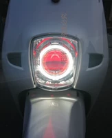 林海 酷 奇 CUXI100 xe gắn máy đèn pha lắp ráp đôi ánh sáng ống kính mắt thiên thần ma quỷ mắt xenon đèn lắp ráp đèn pha laser cho xe máy