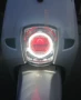 林海 酷 奇 CUXI100 xe gắn máy đèn pha lắp ráp đôi ánh sáng ống kính mắt thiên thần ma quỷ mắt xenon đèn lắp ráp đèn pha laser cho xe máy