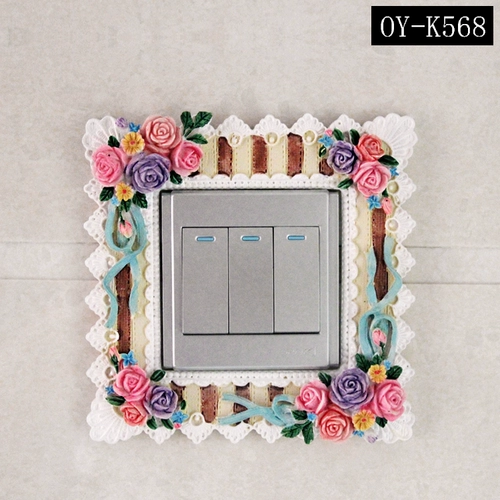 Акриловый переключатель на стену, креативный высокий высококлассный защитный чехол, пылезащитная крышка, декор, европейский стиль