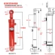 xi lanh thủy lực giá bán Xi lanh thủy lực Xi lanh thủy lực xi lanh thủy lực hai chiều 63 nâng nhỏ Lắp ráp trạm bơm thủy lực 5 tấn kính thiên văn xilanh thủy lực 15 tấn xy lanh thủy lực parker