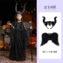 tranh halloween đơn giản Halloween Trẻ Em Trang Phục Cosplay Maleficent Phù Thủy Mẫu Giáo Trình Diễn Trang Phục Cô Gái Phù Thủy Đầm tranh halloween Trang phục haloween