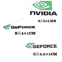 Наклейка nvidia geforce label логотип логотип логотип графический этикетка наклейка металлическая наклейка