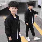Áo khoác bé trai mùa thu 2019 mới mùa xuân và mùa thu đồng phục bóng chày cho trẻ em Áo khoác ngoài cho bé trai phiên bản lớn của Hàn Quốc - Áo khoác