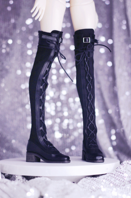 taobao agent Pre -sale CD Second Generation Moxia Club 4 points BJD retro -knee boots thigh boots, two group deposits