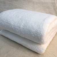 Белый длинно бархатный хлопковый бархат