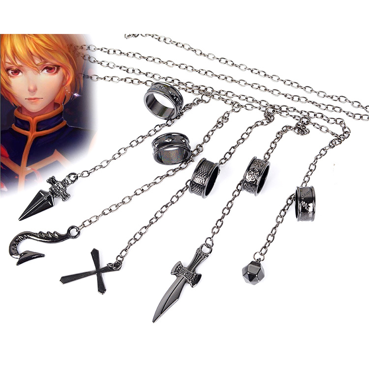Coola Pickup Chainfull-time hunter periphery Kulapika Ring Bracelet COSPLAY Five fingers chain gift Model 752d8LLlyA