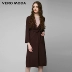 Vero Moda ve áo tie với hai tay áo trong áo gió áo khoác | 317121522 áo khoác dài nữ Trench Coat