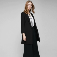 VeroModa mới đôi ngực chín tay áo blazer của phụ nữ quần áo | 317108507 mẫu áo vest nữ đẹp nhất 2021