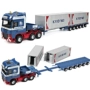 Keddy 1:50 container mô hình sơ mi rơ moóc xe tải phẳng đồ chơi xe tải xe tải cậu bé đồ chơi xe tải - Chế độ tĩnh đồ chơi trẻ em