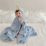 Детское банное полотенце для новорожденных для младенца, быстросохнущий плащ, осенний детский банный халат, одеяло, хорошо впитывает воду