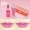 Hàn Quốc Alices House Wedding Strawberry Heart Lip Glossed Cottage Lip Gloss Nàng tiên cá Ji OR210 Bưởi - Son bóng / Liquid Rouge 	son bóng perfect diary	