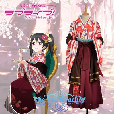 taobao agent Walnut clip cos lovelive Dazheng kimono unobtrusive Azawenica cosplay clothing