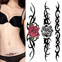 Dán hình xăm không thấm nước tăng nữ kéo dài mô phỏng tattoo màu xanh lá cây mổ lấy thai bìa sẹo body painting Châu Âu và Mỹ dán hình xăm hình xăm giả đẹp