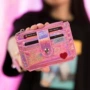 Ins laser cô gái nhỏ gọn túi thẻ nữ dễ thương gói thẻ truy cập thiết lập thẻ bữa ăn thẻ tàu điện ngầm chủ thẻ ví nam gucci