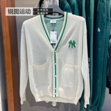 MLB Весенний трикотажный свитер для влюбленных для отдыха, кардиган, тренд сезона