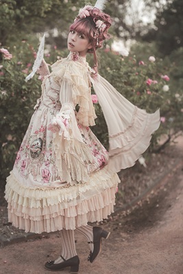 taobao agent [Infanta. Baby Vatican] Spot Lolita* Dance of Fairy Town* JSK Tea Club Edition Skirt