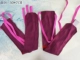 Фиолетово-красное кружево 50*7 см